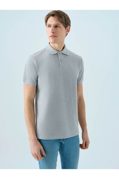 Loft Regular Fit Polo Gray Men's T-Shirt Lf 2035136