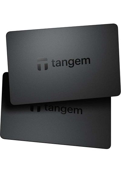 tangem Crypto Hardware Wallet 2.0 [PACK OF 2 Cards] - Black