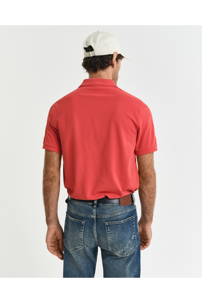 Gant Erkek Kırmızı Regular Fit Polo