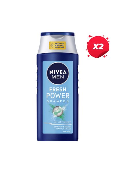 NIVEA X2 - NIVEA SAMPON 250ML MEN MENTOL FRESH POWER
