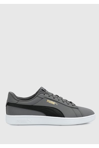 Puma Smash 3.0 Buck Erkek Gri Sneaker 39233602