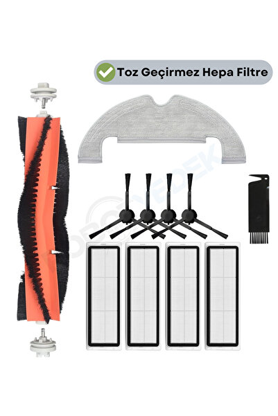 robotyedek Set de mopuri cu filtru de perie de schimb compatibil cu Xiaomi Va...