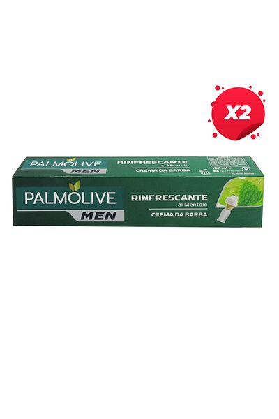 Palmolive X2 - PALMOLIVE CREMA RAS 100ML MENTOL