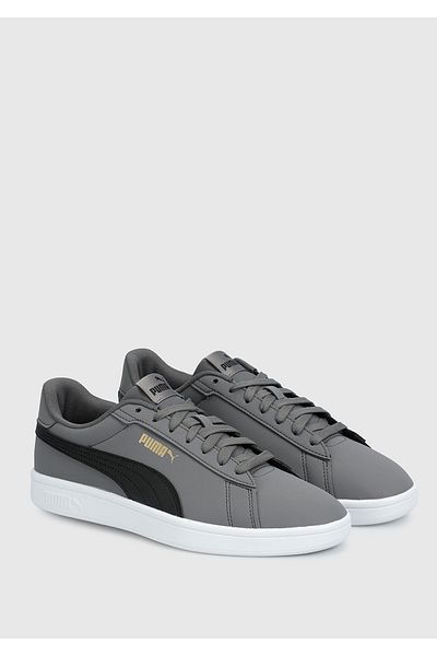 Puma Smash 3.0 Buck Erkek Gri Sneaker 39233602