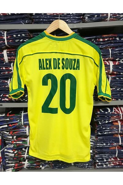 Legent Lady ΒΡΑΖΙΛΙΑΝΙΚΟ ΚΙΤΡΙΝΟ ALEX DE SOUZA RETRO JERSEY 11