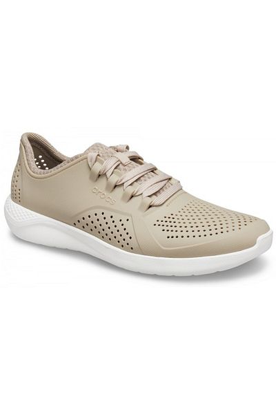 Crocs Men's Literide Pacer Shoes 42-43 Eu - M9 Us Beige - Cobblestone/white