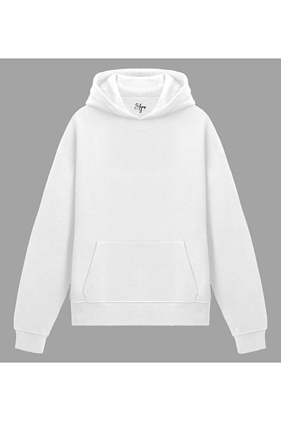 Edizen Porsche Premium Hoodie Unisex Oversize Beige Cap with Hood Yurtbasikket