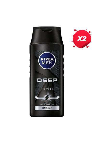 NIVEA X2 - NIVEA SAMPON 250ML MEN DEEP CARBON ACTIV
