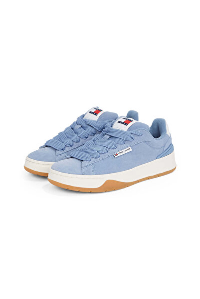 Tommy Hilfiger Tommy Jeans Logolu Kalın Tabanlı Süet Sneaker Ayakkabı AYAKKABI EN0EN02677 C33