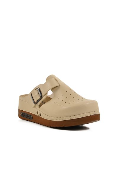 AYK'S Μπεζ Ανατομικές Παντόφλες Unisex Sabo 07-008 G