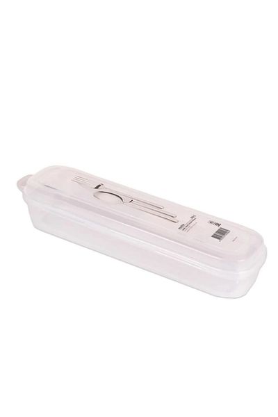 MG HOME 1Pc Fork Spoon Storage Box Kitchen Organize Knife Box Dustproof Plastic Box