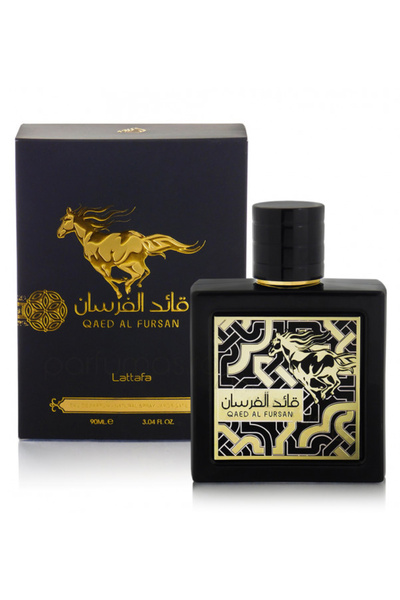lattafa Parfum arabesc Qaed Al Fursan, apă de parfum 90 ml, bărbați - inspirat de Black Xs de Paco Rabanne