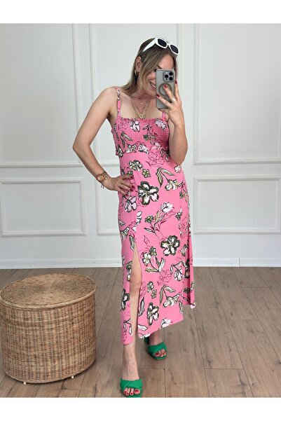 X-Young Φόρεμα με γιπέλο μπροστά και πίσω ΡΟΖ