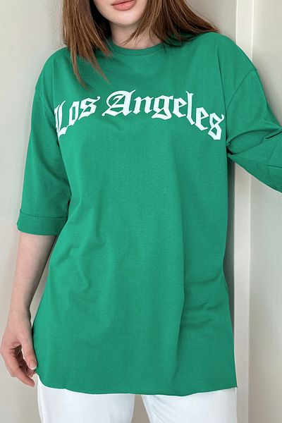 Gizce Los Angeles Green T-Shirt