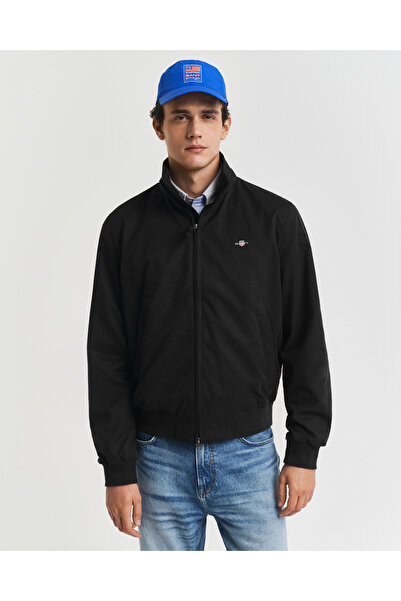 Gant Erkek Siyah Regular Fit Dik Yaka Ceket