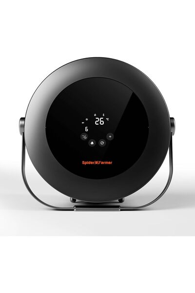 Spider Farmer Fanlı Isıtıcı, 540W, Akıllı Sıcaklık Ayarı, 10 PTC Boru, Sessiz ve Enerji Tasarruflu
