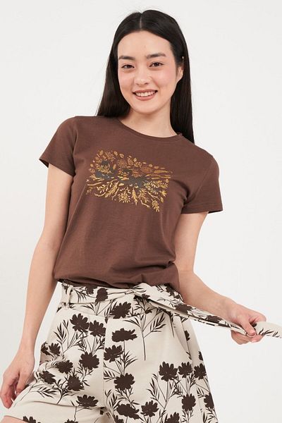 Lee Cooper Tricou dama cu imprimeu logo