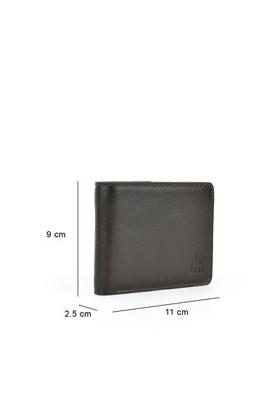 Ziya Men's Genuine Leather Wallet, 1519841 Zyf08 Coffee
