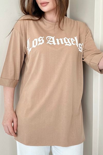 Gizce Los Angeles Camel T-Shirt