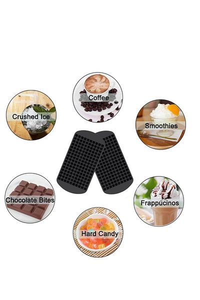 Primo Plus Silicone Ice Maker Tray Black 110grams