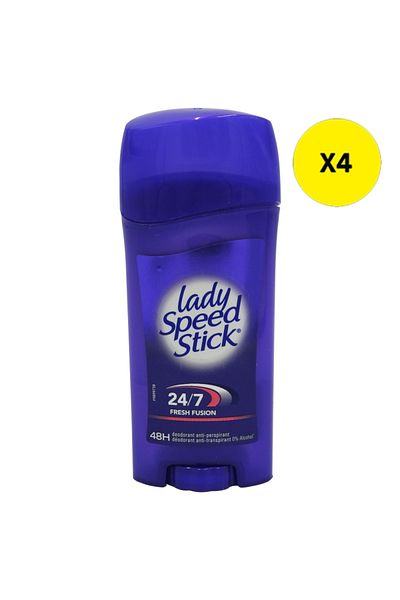 Lady Speed Stick X4 - LADY SPEED STICK ANTIPERSPIRANT STICK 65G FRESH FUSION