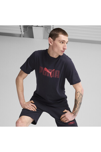 Puma Tricou Essentials Logo Lab Bărbați