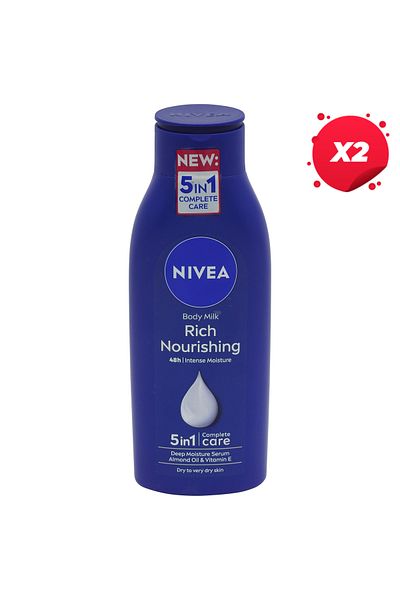 NIVEA X2 - NIVEA BODY LOTION 400ML RICH NOURISHING