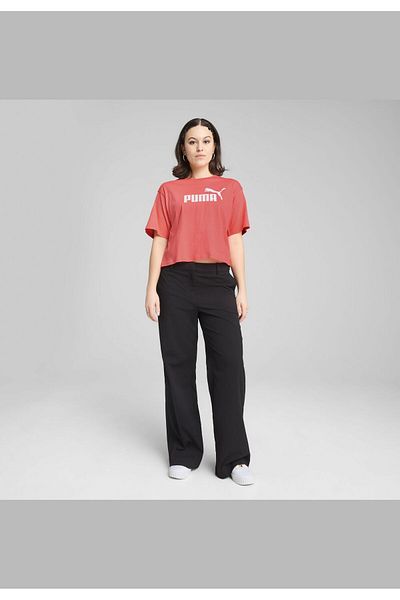 Puma Ess Cropped No. 1 Logo Relaxed Tee Women