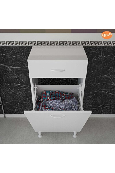 Modilayn Çok Amaçlı Dolap Sepetli Kirli Çamaşır Dolabı Raflı Mutfak Dolabı Banyo Dolabı