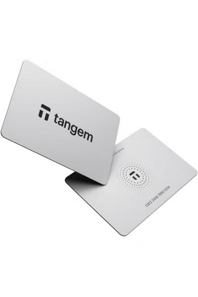 tangem محفظة Crypto Hardware Wallet 2.0 [عبوة من بطاقتين] - أبيض