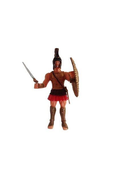 Beta Roman Soldier Romalı Asker Gladyatör - Hançer Ve Kalkanlı Savaşçı Figür Oyuncak