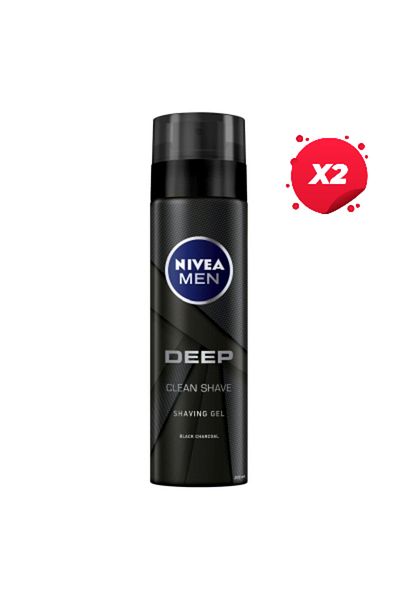NIVEA X2 - NIVEA GEL RAS 200ML DEEP