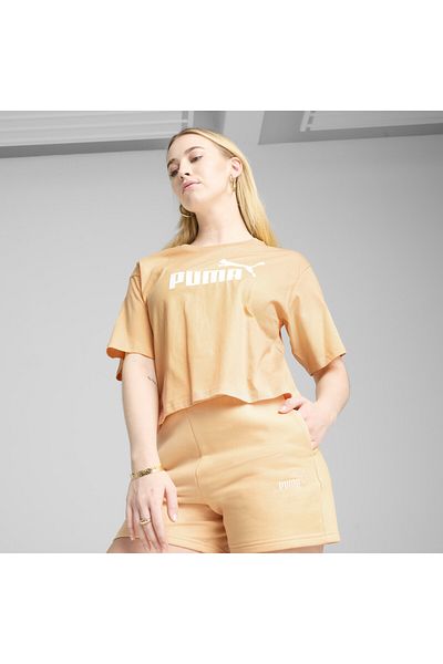 Puma ESS Cropped No. 1 Logo Relaxed Tee Women