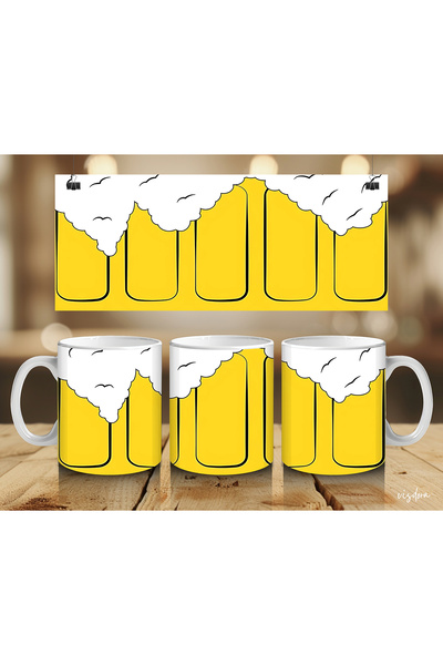 visdora كوب زجاجي مطبوع