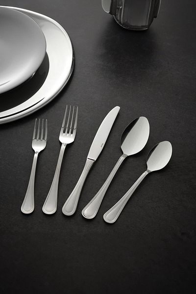 Hisar Contour 84 Piece Fork Knife Spoon Set