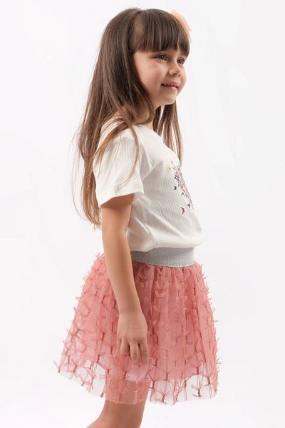 LOGO AKSESUAR Girl's Heart and Butterfly Tutu Double Set