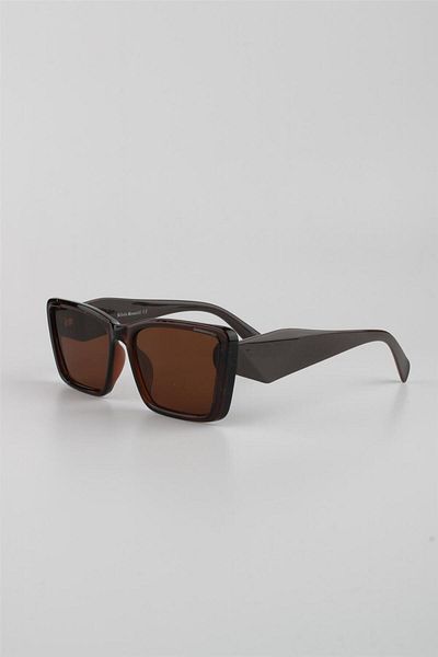 Silvio Monetti Brown Matte Uv400 Filter Women's Sunglasses G24Sms2301R03