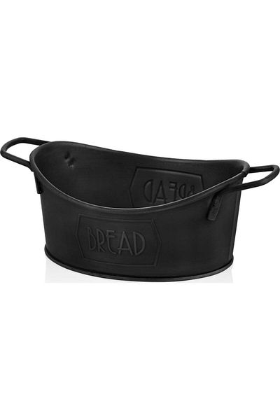 The Mia Bread Serving 23X14 cm Black