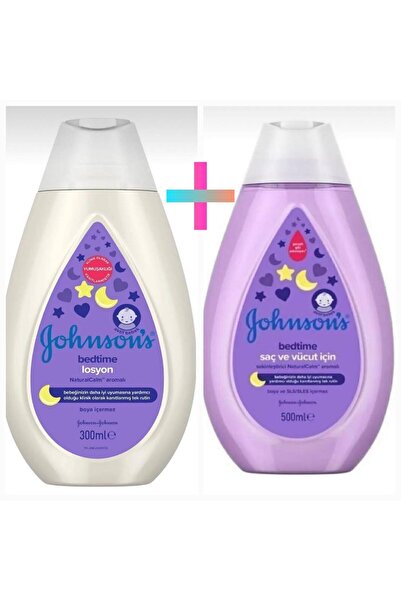Johnson´s Baby Johnsons Baby Bedtime Saç Ve Vücut Şampuanı 500 Ml + Bedtime Losyon 300 Ml