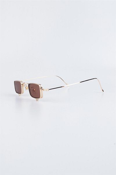 Max Polo Unisex Brown UV 400 Protection Sunglasses - 23MPGP1336R06