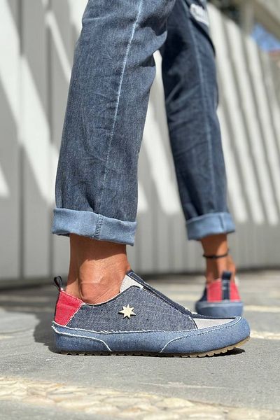 Güneşkızı Guki35 Women's Navy Blue Daily Comfortable Vegan Mother Sneaker