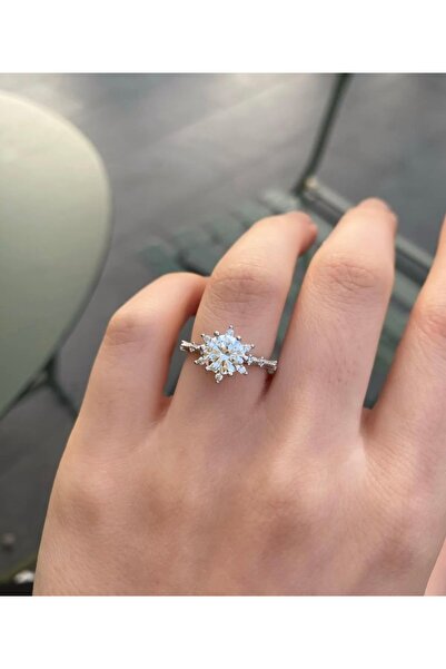 ED CAESAR 925 Ayar Gümüş Rosalinda Yüzük