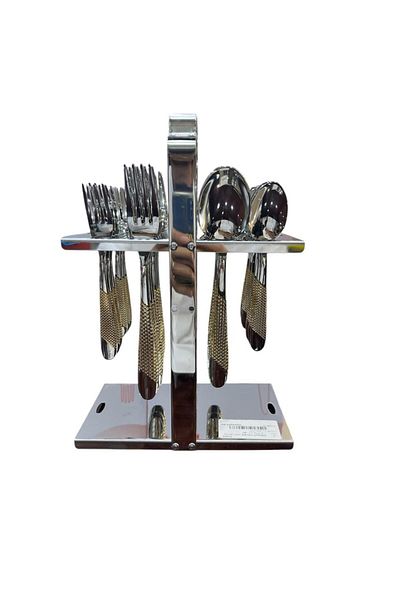 aljahwari CUTLERY SET 24PICES STAINESS STEEL