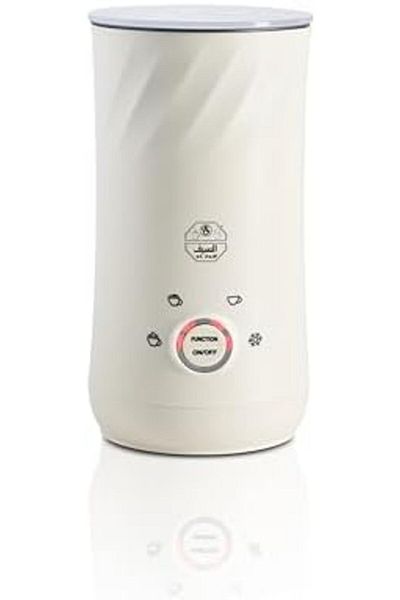 ALSAIF Milk Frother 4 Function, 0.3l 500 Watts White, E03451 2 Years Warranty