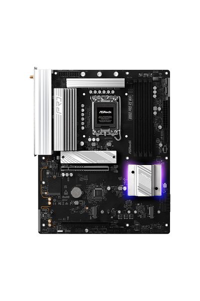 ASROCK Placa de baza ASRock B860 PRO RS WIFI, Intel B860, LGA 1851, DDR5, ATX