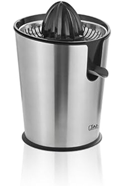 JANO Electric Juicer Made Of S/s With Two Egg-shaped Cones For Citrus Fruits And Vegetables, 80w, Silver