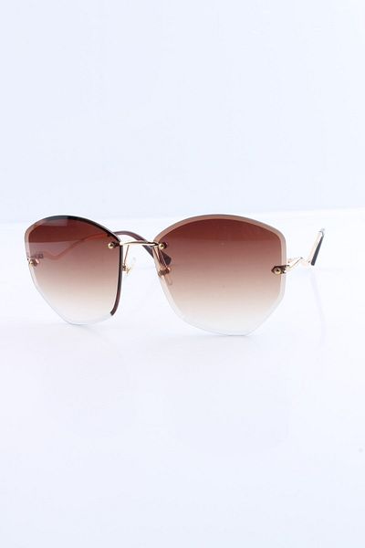 Max Polo Brown Uv400 Women's Sunglasses - 1mp6515r002