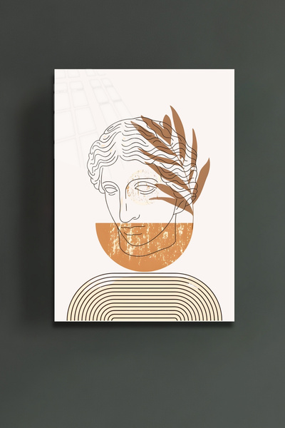 glassartdesign Pictură abstractă pe față din sticlă irezistibilă Pictură surrealistică Pictură pentru salon