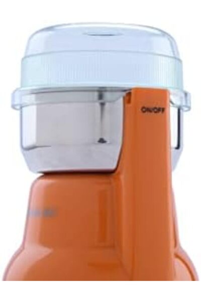 ALSAIF Electric Coffee Grinder Electric Spice Grinder For Spices, Herbs, Nuts, Grains, 160w, Orange
