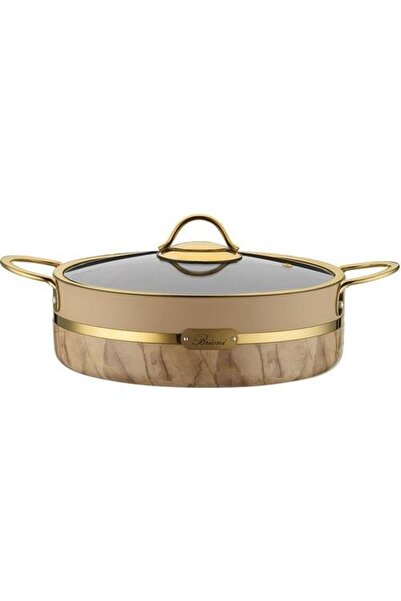 Brioni Selectıon 28 Cm Basık Tencere Krem
